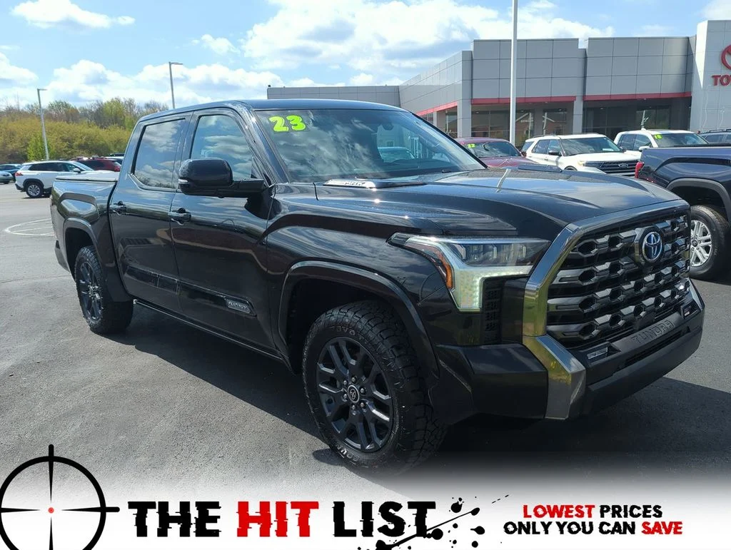 Used 2023 Black Toyota Platinum image 1