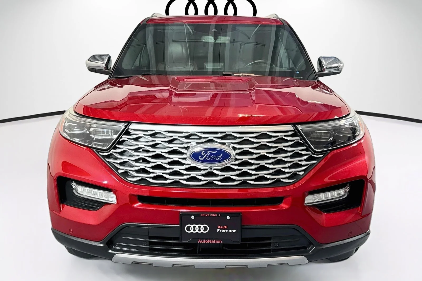 Used 2020 Rapid Red Metallic Tinted Clearcoat Ford Platinum image 2