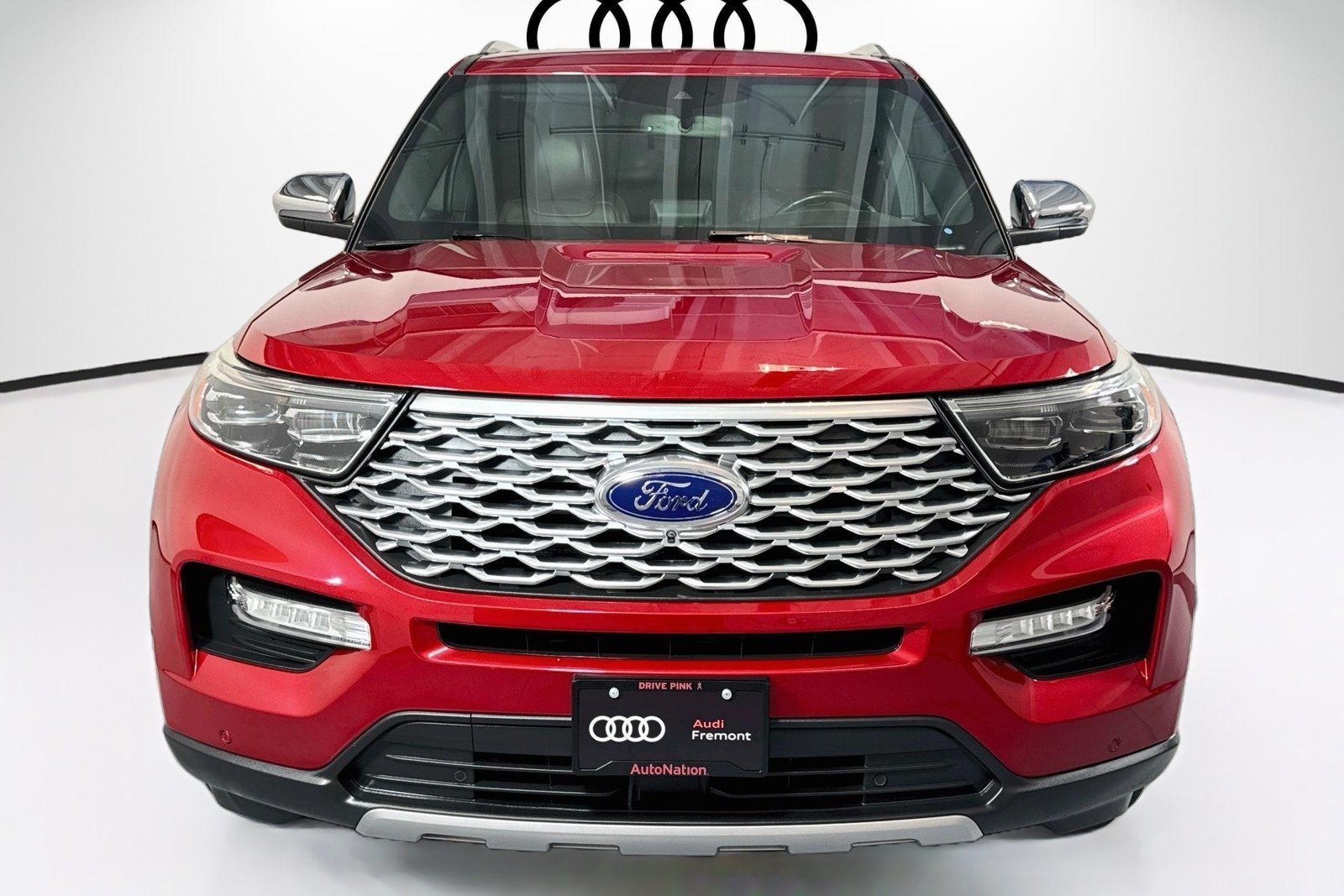 Used 2020 Rapid Red Metallic Tinted Clearcoat Ford Platinum image 2