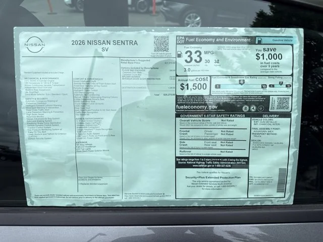 New 2026 Gun Metallic Nissan SV image 29