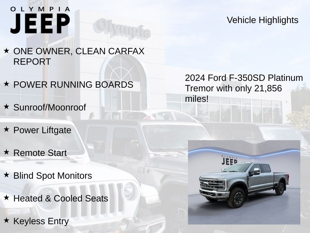 Used 2024 White Ford Platinum Tremor image 6