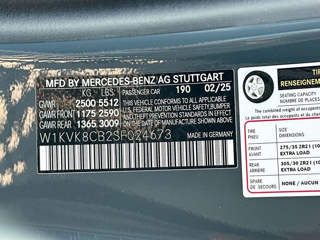 Used 2025 Gray Mercedes-AMG SL 63 AMG® S E Performance image 33