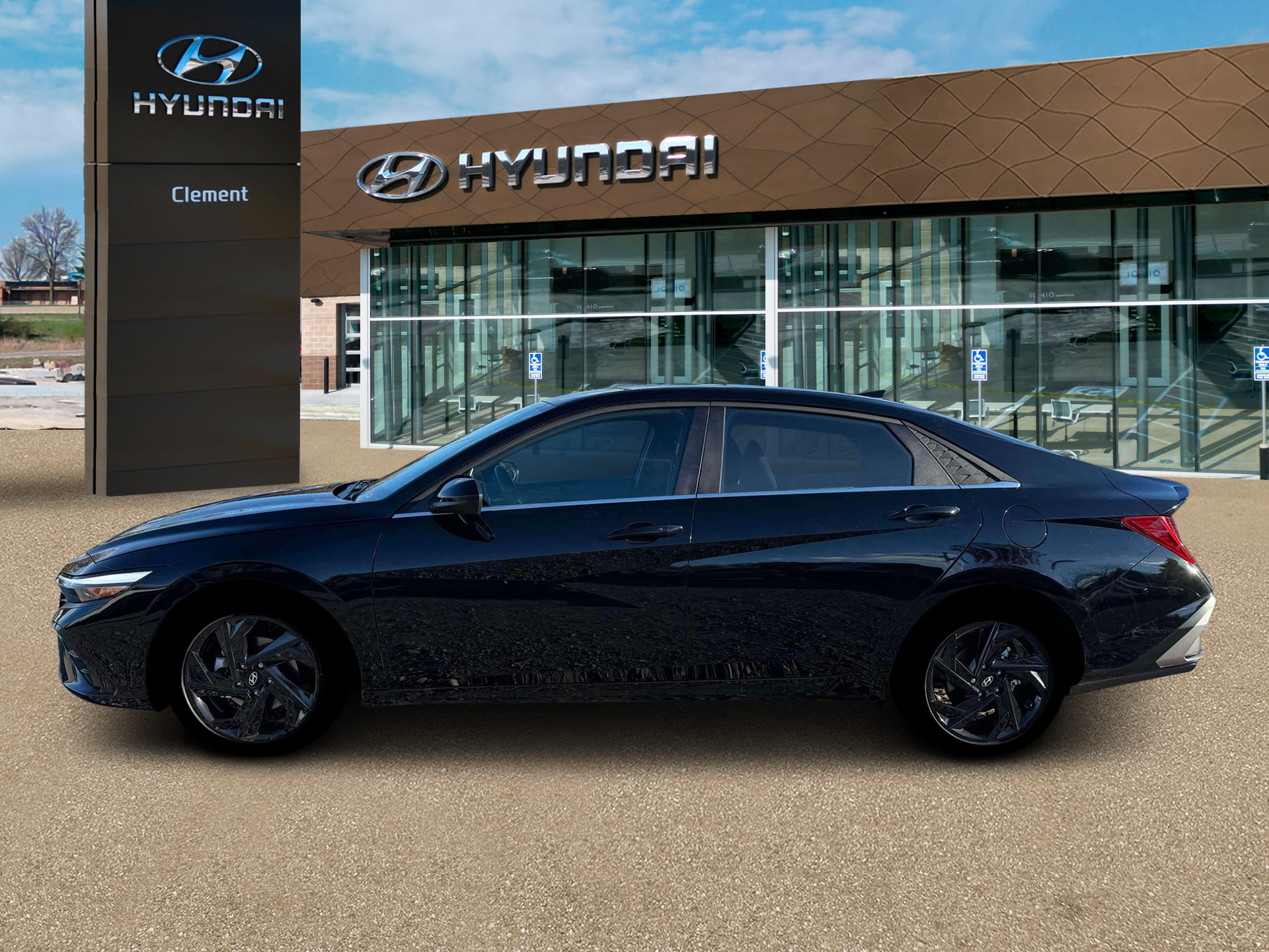 New 2026 Black Hyundai SEL Sport image 3