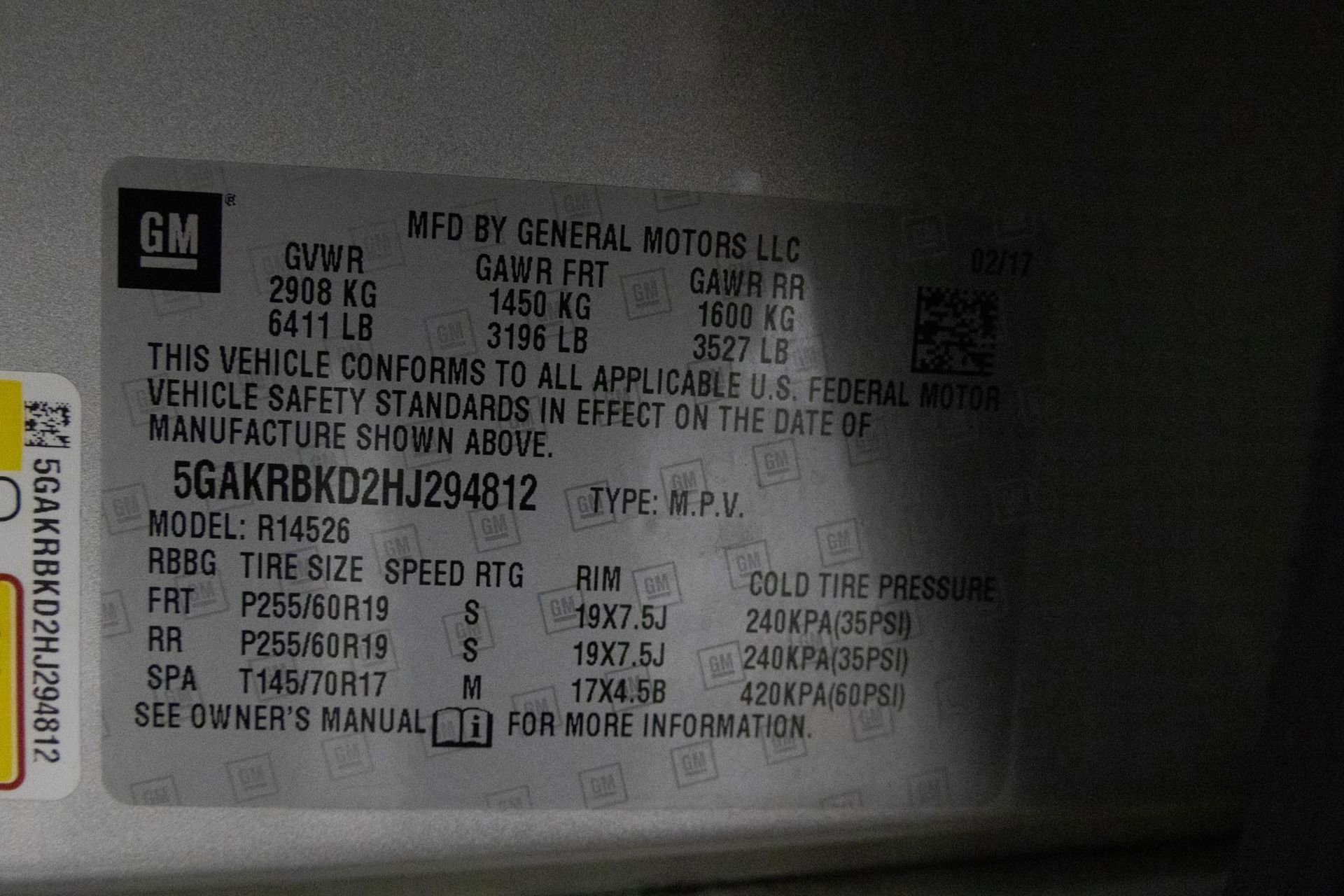 2017 BUICK ENCLAVE - Image 44