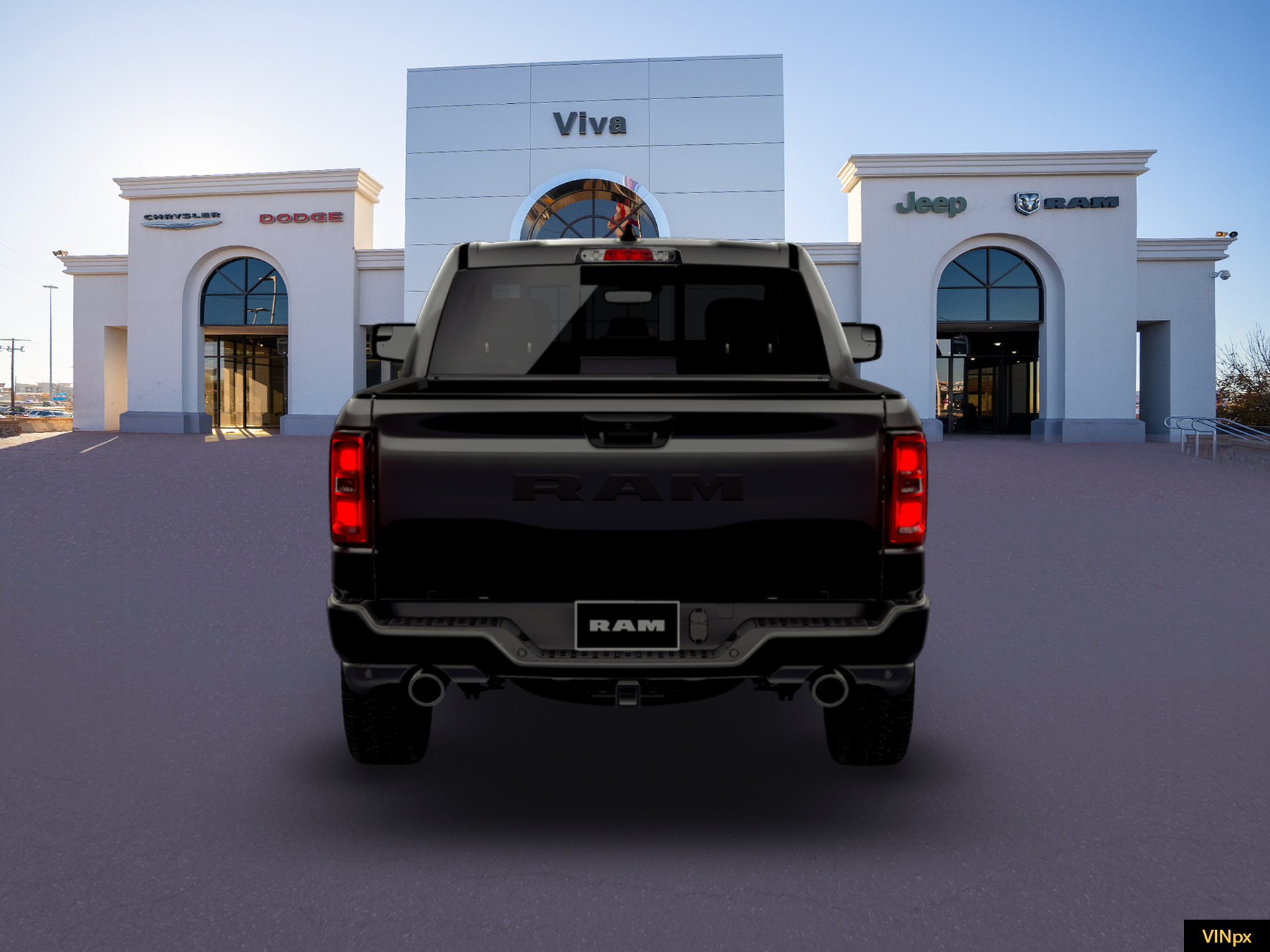 New 2026 Diamond Black Crystal Pearlcoat RAM Express image 6