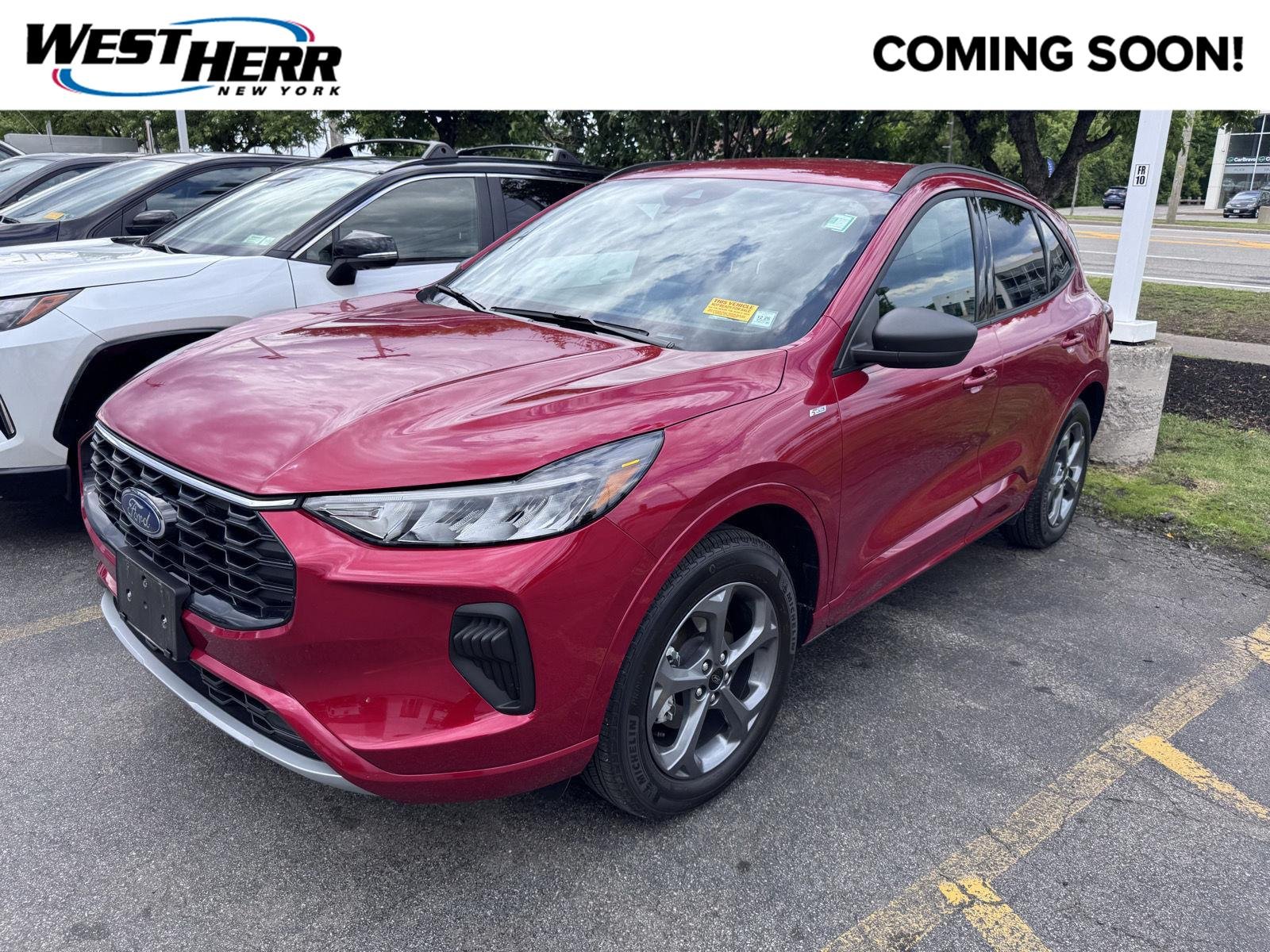 Used 2024 Rapid Red Metallic Tinted Clearcoat Ford ST-Line image 1