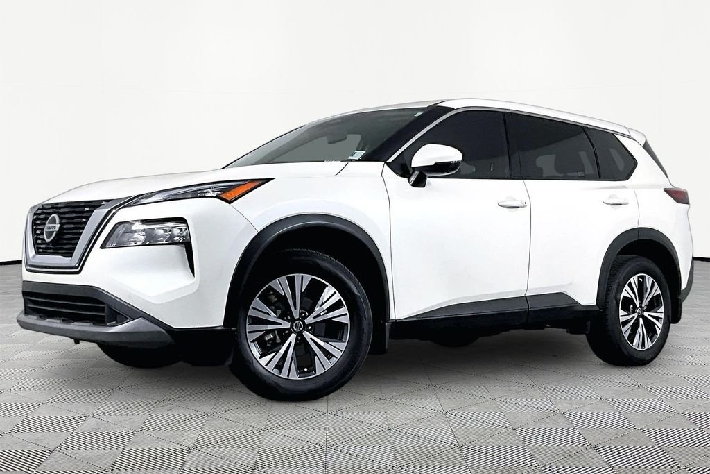 Certified Used 2021 White Nissan SV image 1
