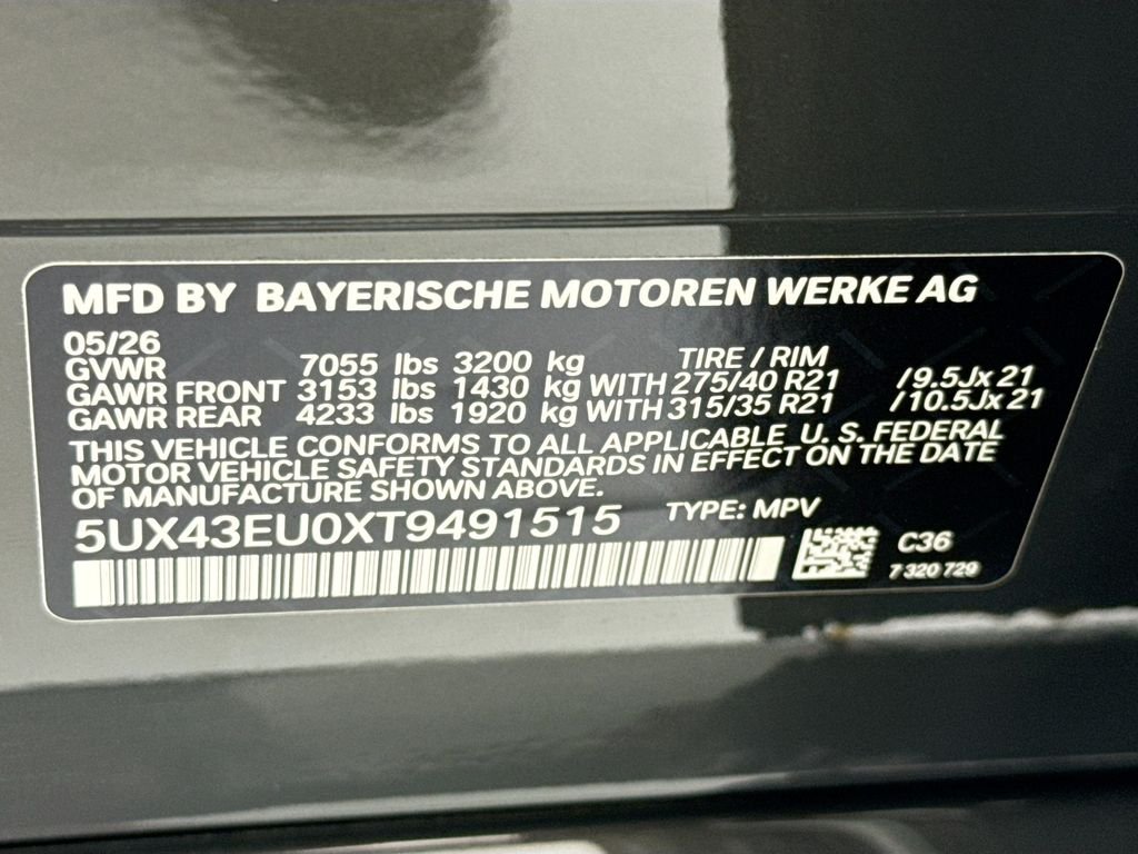 New 2026 Gray Metallic BMW xDrive50e image 34