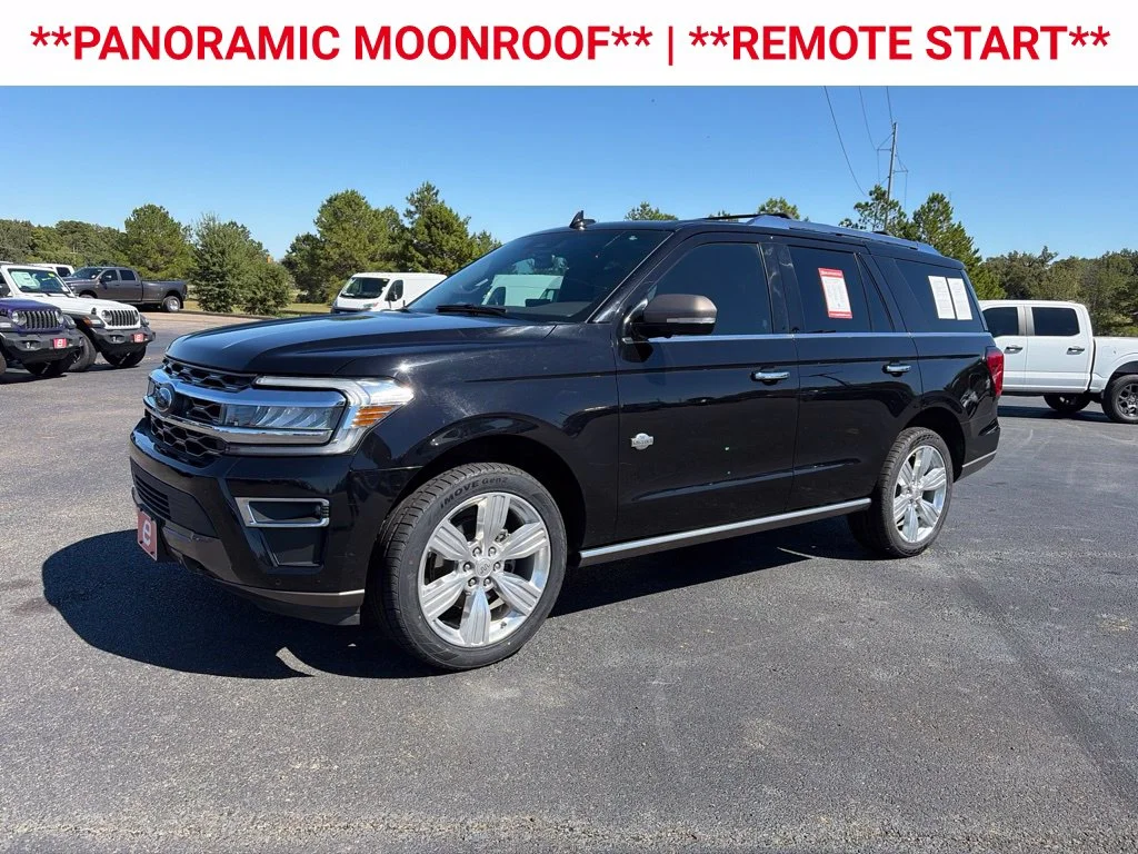 Used 2022 Agate Black Metallic Ford King Ranch image 3
