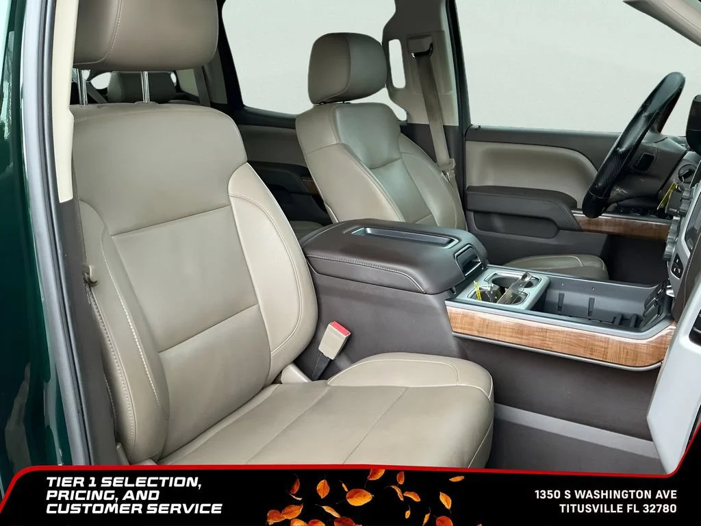 Used 2015 EMERALD GREEN METALLIC GMC SLT image 14