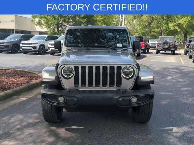 Used 2021 Silver Jeep Unlimited Sahara Altitude image 8