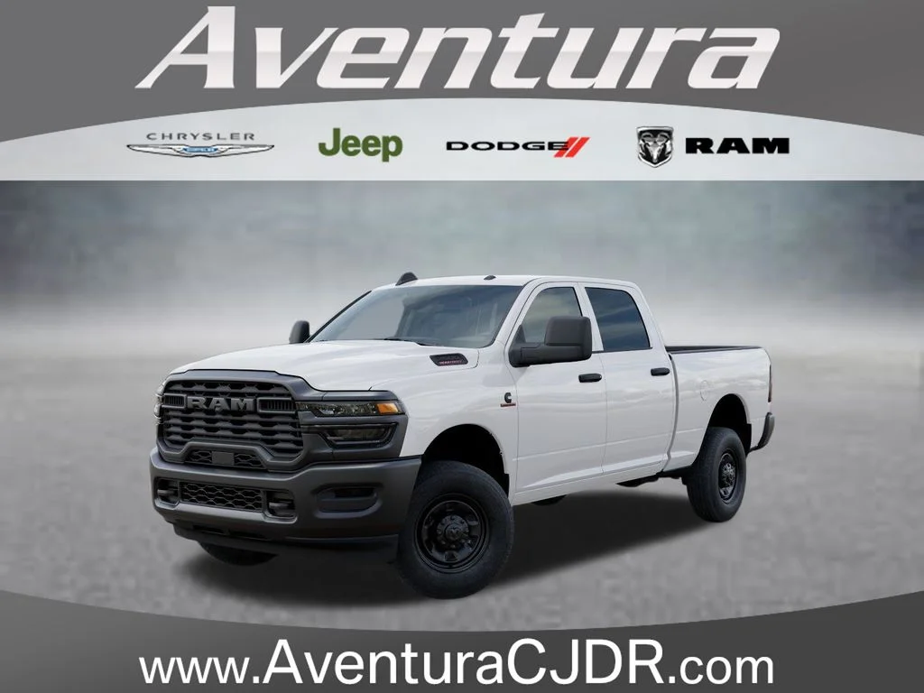 New 2026 Bright White Clear-Coat Exterior Paint RAM Tradesman image 1