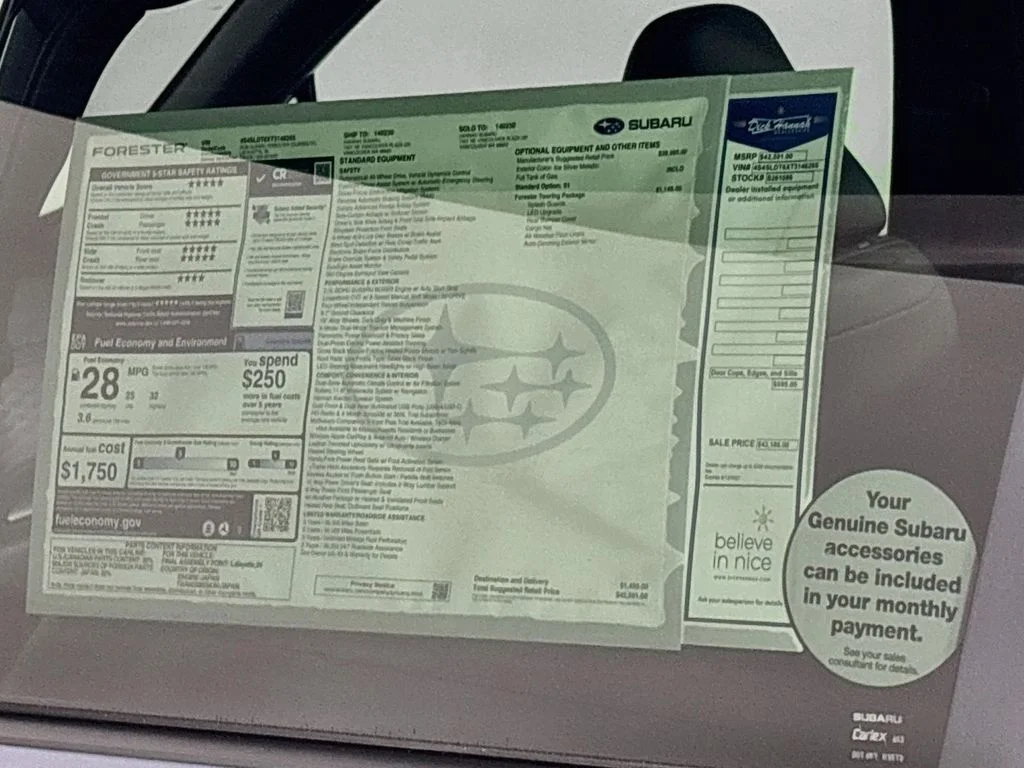 New 2026 ICE SILVER METALLIC Subaru Touring image 25