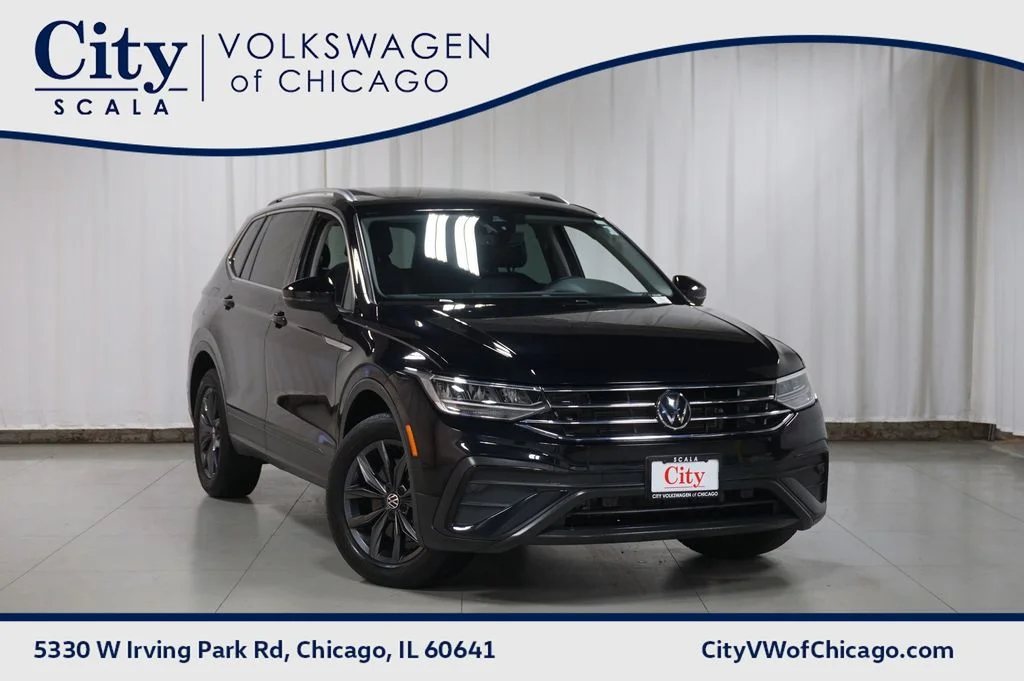 Certified Used 2023 Deep Black Pearl Volkswagen 2.0T SE image 1