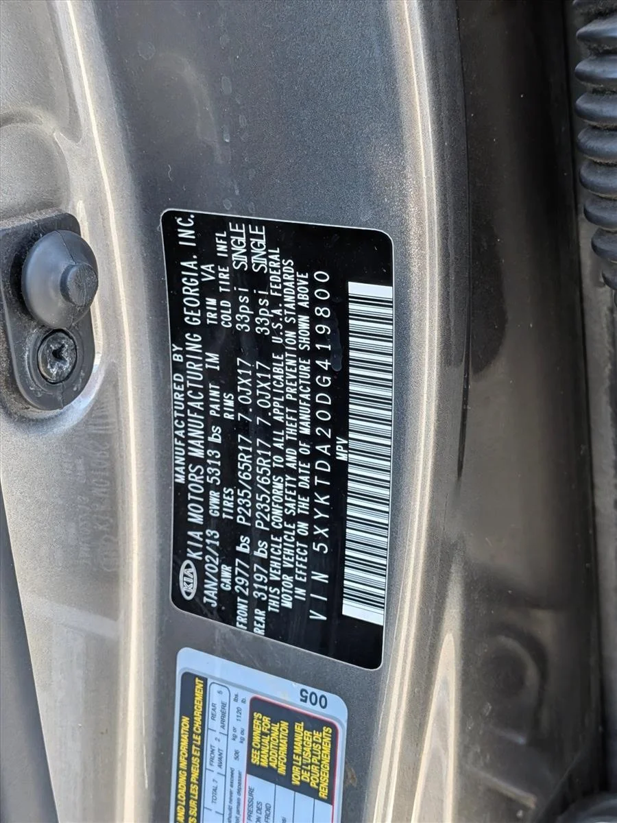 Used 2013 Titanium Silver Kia LX image 24