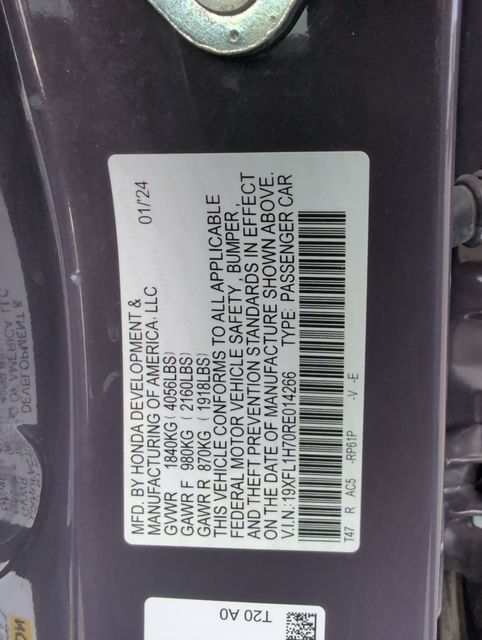 2024 Honda Civic Hatchback EX-L - Photo 18