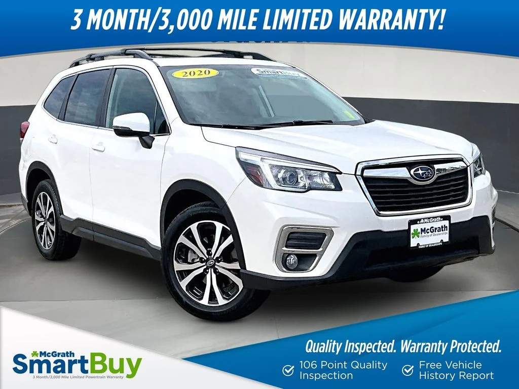 Used 2020 White Subaru Limited image 1