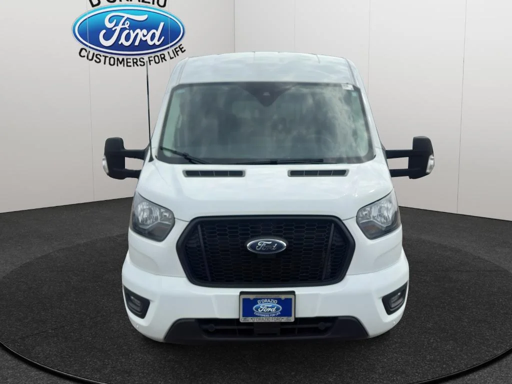Oxford White 2023 Ford Transit Passenger Van Rear-Wheel Drive