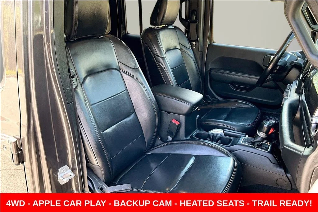 Used 2021 Gray Jeep Unlimited Sahara Altitude image 26