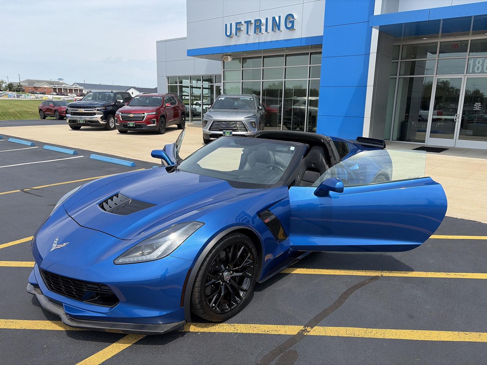 Used 2015 LAGUNA BLUE TINTCOAT Chevrolet Z06 3LZ image 12
