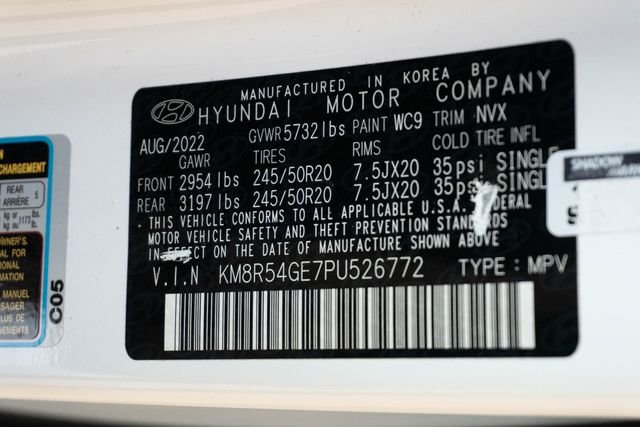 Used 2023 White Hyundai Limited image 41