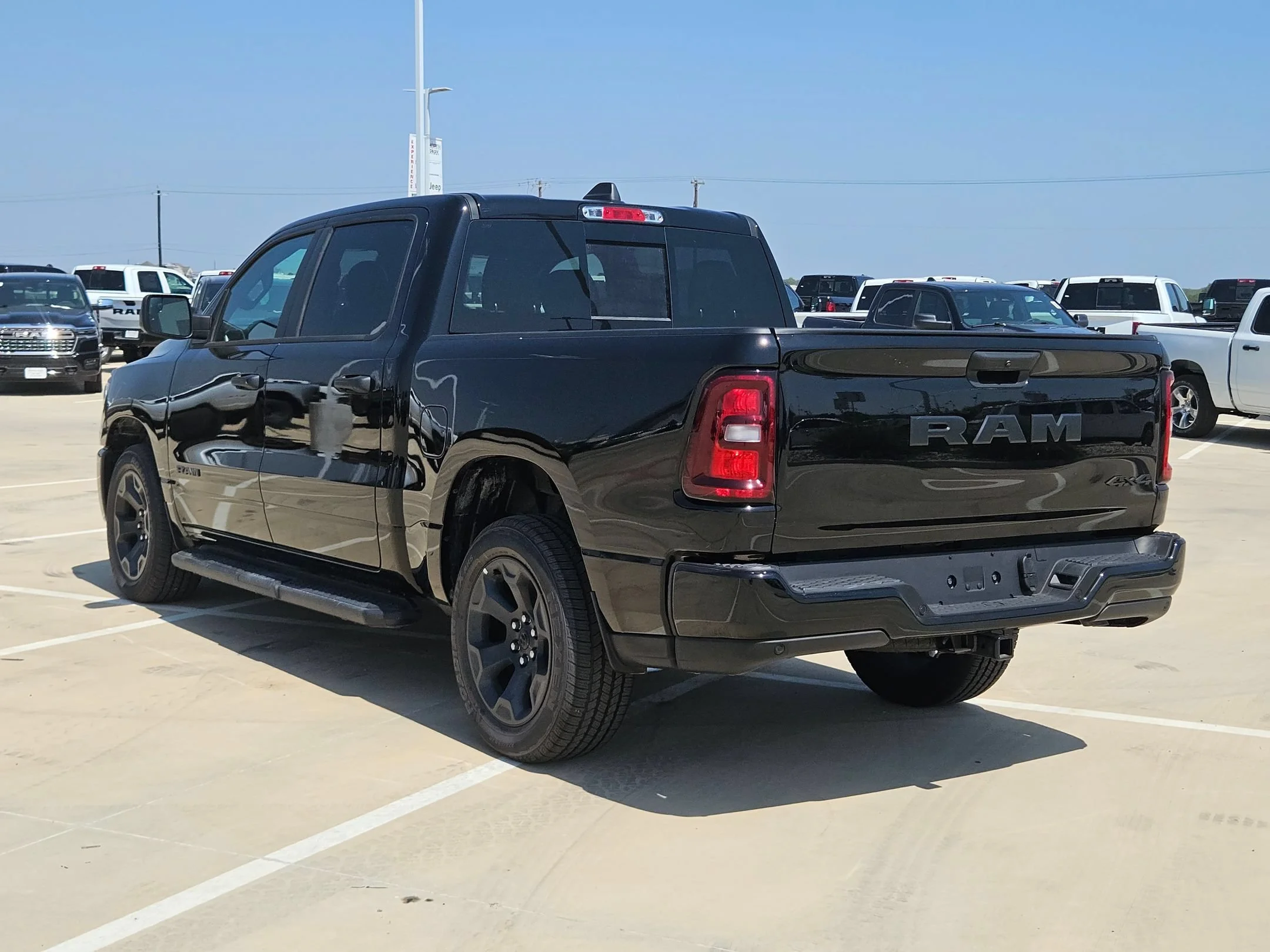 New 2026 Diamond Black Crystal Pearlcoat RAM Express image 5
