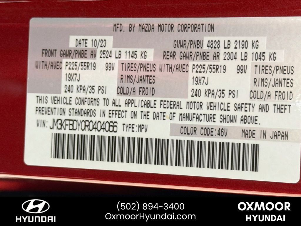 Used 2024 Soul Red Crystal Metallic Mazda 2.5 Turbo Premium Package image 34