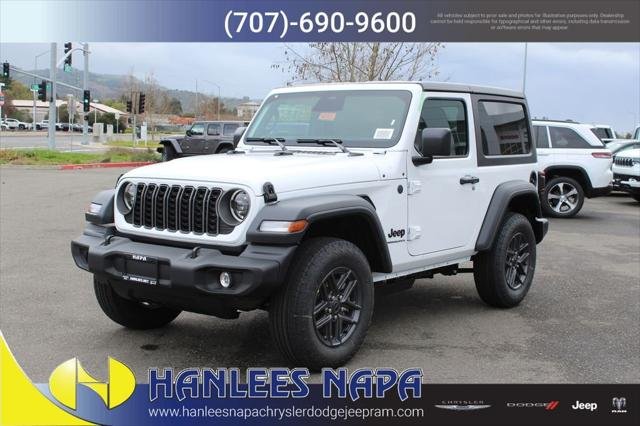 New 2026 Bright White Clear-Coat Exterior Paint Jeep Sport S image 3