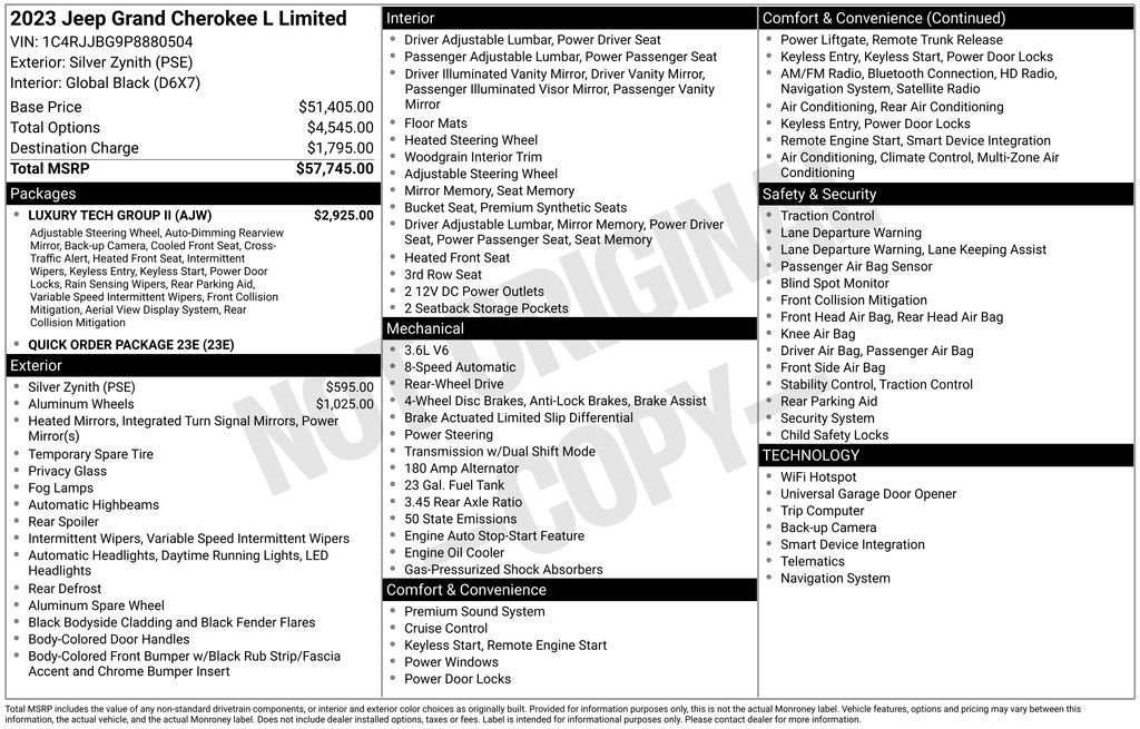 Used 2023 Silver Jeep Limited image 9