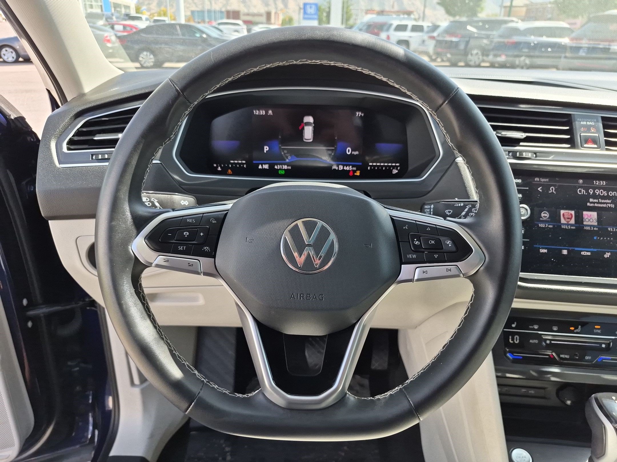 Used 2023 Atlantic Blue Metallic Volkswagen SE image 18