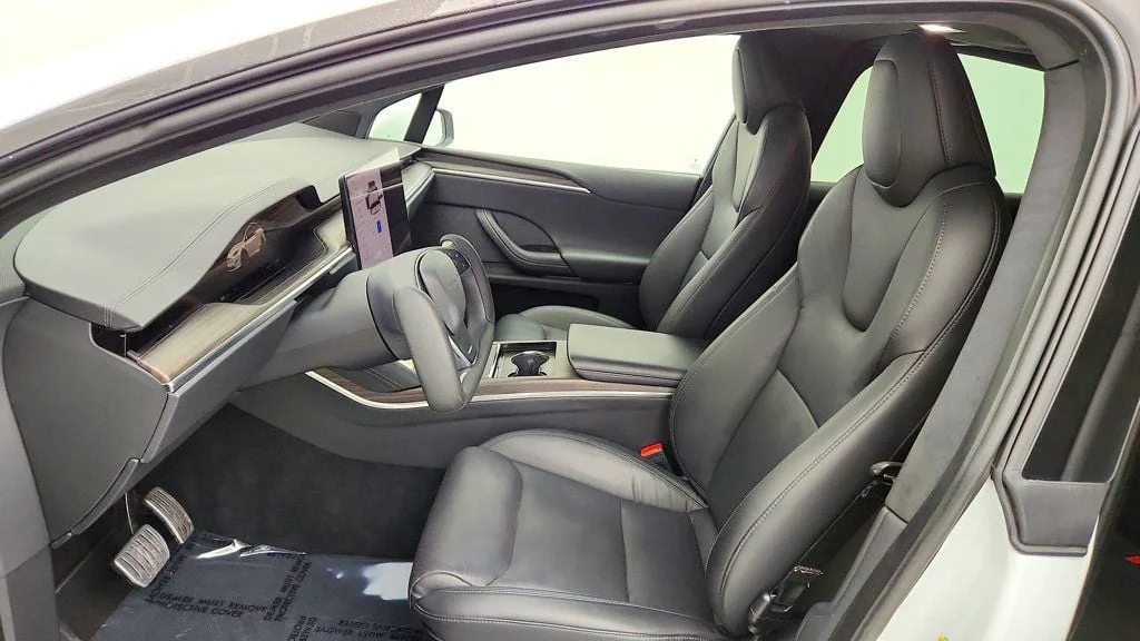 Used 2023 Pearl White Multi-Coat Tesla AWD image 25