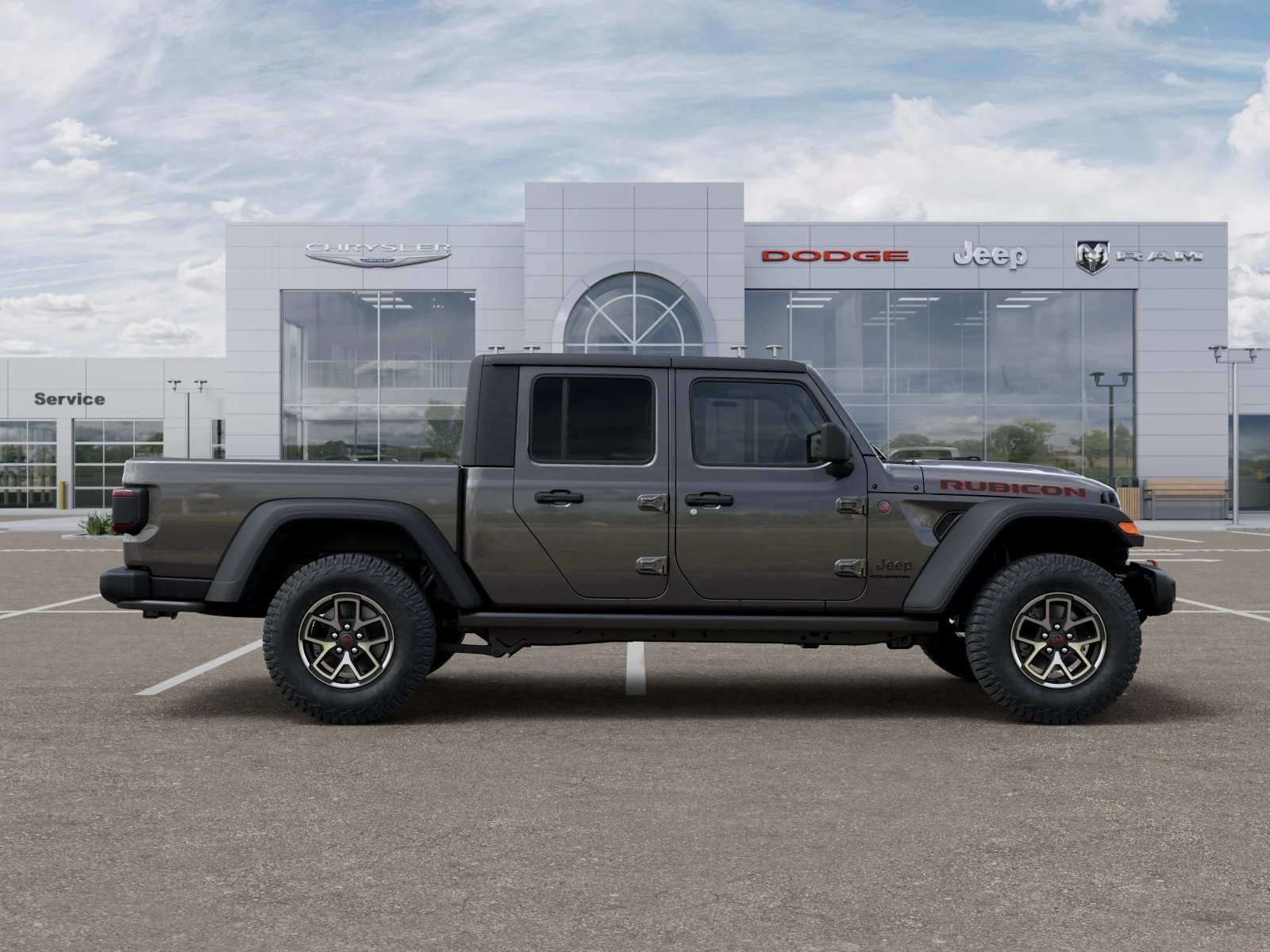 New 2026 Granite Crystal Metallic Clear-Coat Exterior Paint Jeep Rubicon image 48
