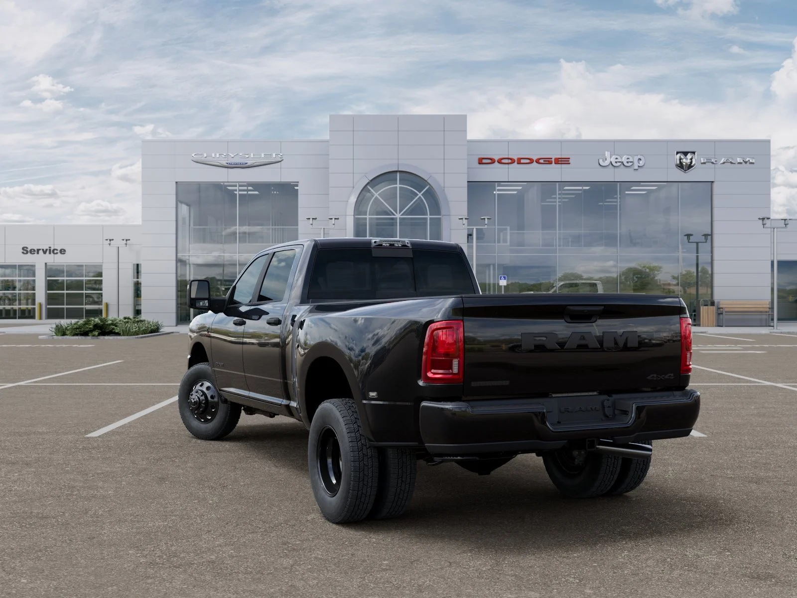 New 2026 Diamond Black Crystal Pearl-Coat Exterior Paint RAM Big Horn image 60