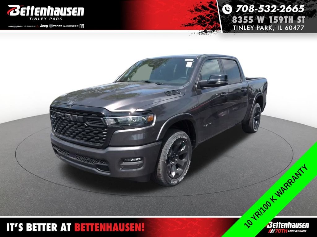 New 2026 Granite Crystal Metallic Clear-Coat Exterior Paint RAM Big Horn image 1