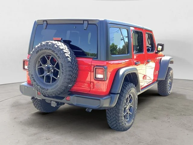 New 2026 Firecracker Red Clearcoat Jeep 4-DOOR WILLYS image 6