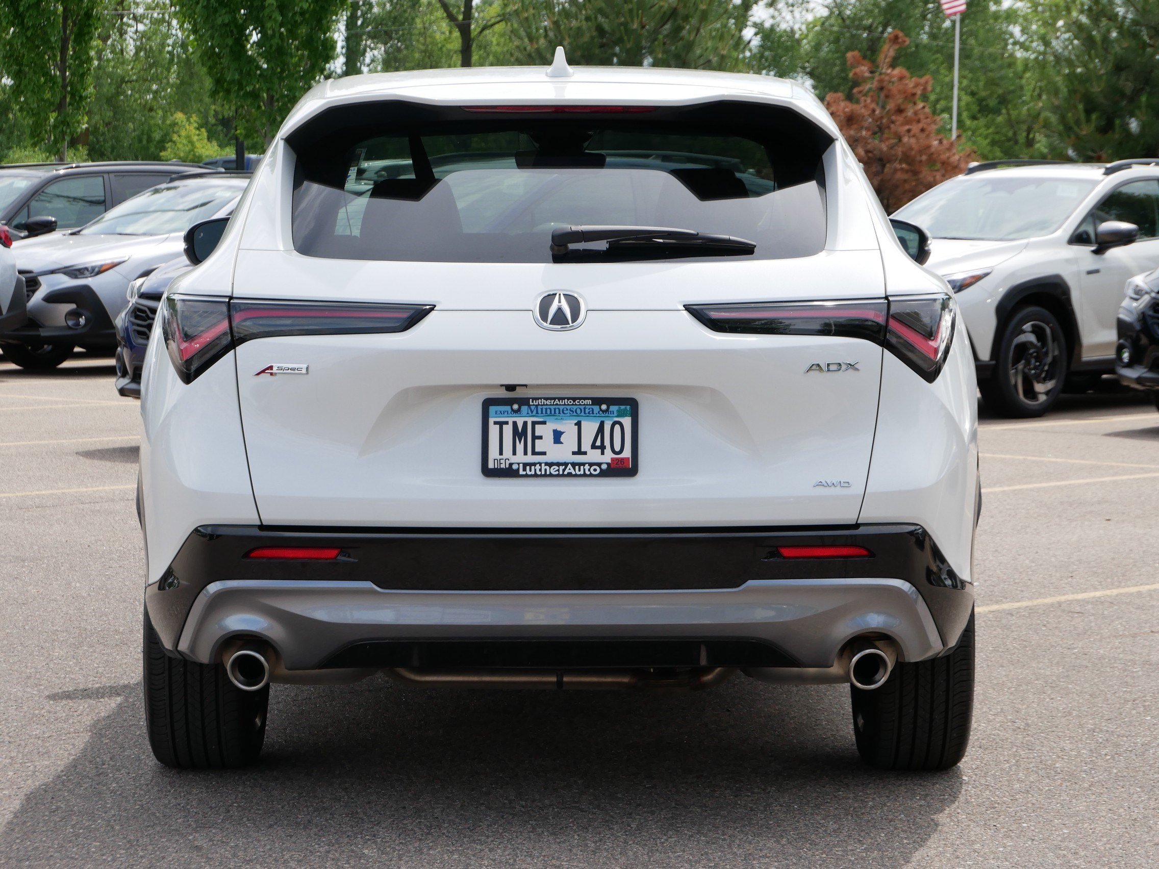 Used 2025 Platinum White Pearl Acura w/A-Spec Package image 6