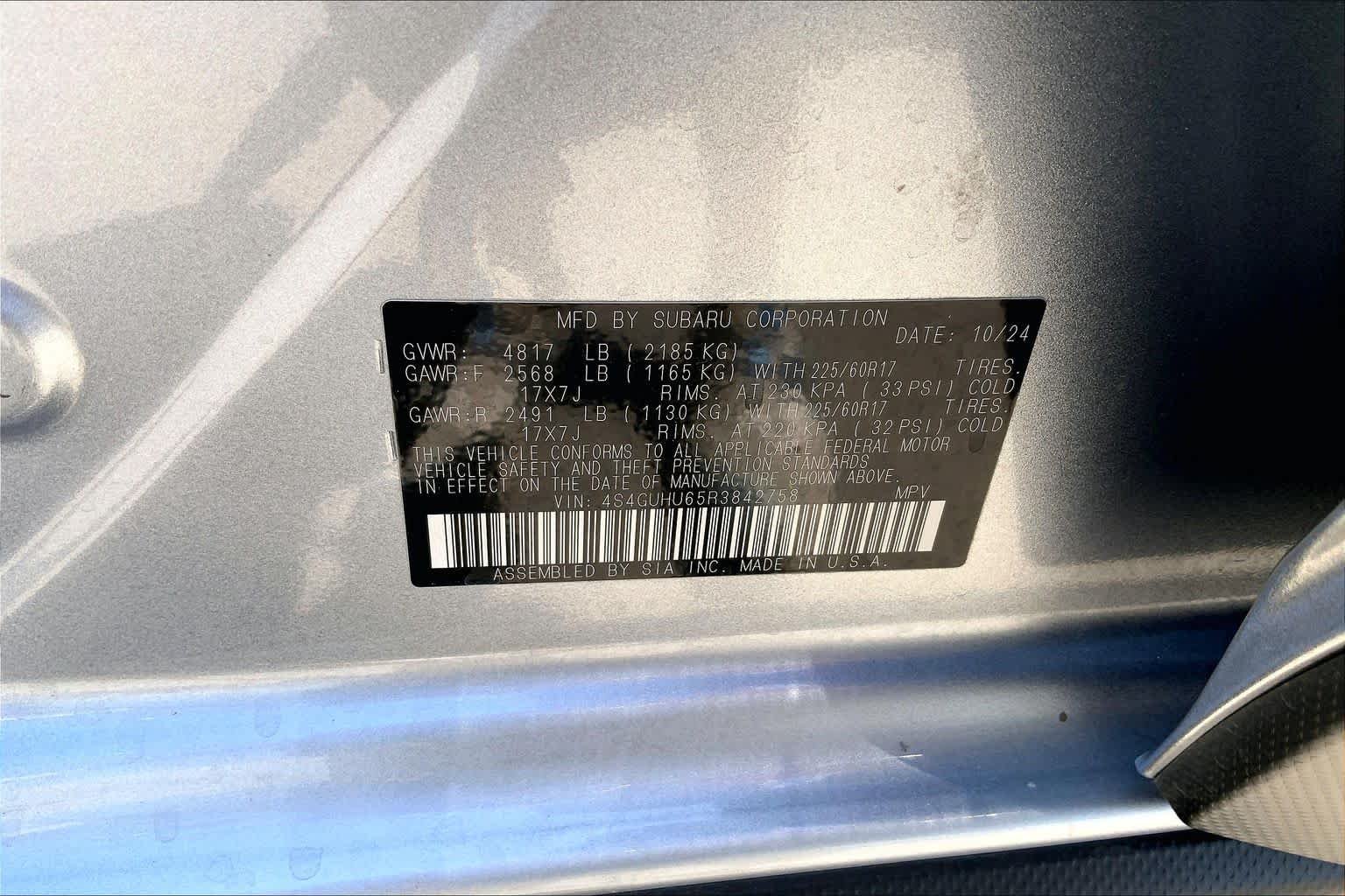 Certified Used 2024 Ice Silver Metallic Subaru Wilderness image 30