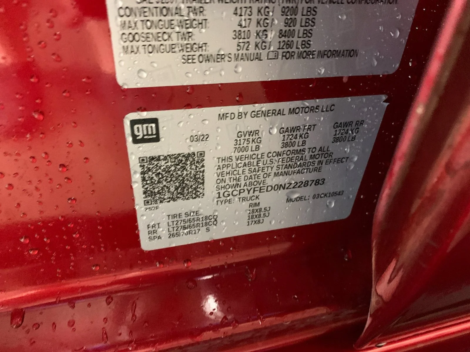 Used 2022 CHERRY RED TINTCOAT Chevrolet LT Trail Boss image 32