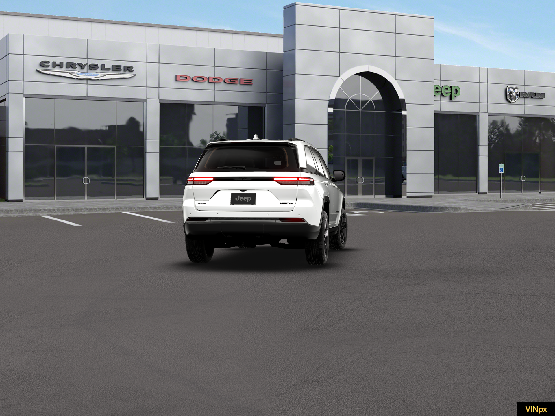 New 2026 Bright White Clear-Coat Exterior Paint Jeep Limited image 40