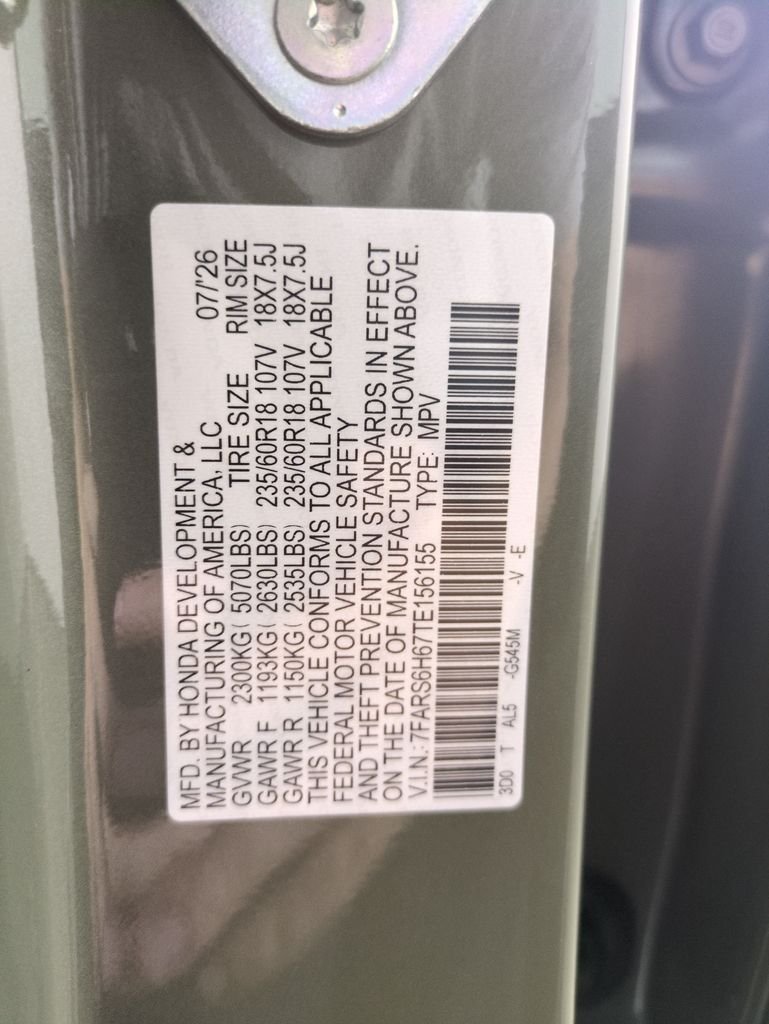New 2026 Ash Green Metallic Honda TrailSport image 29