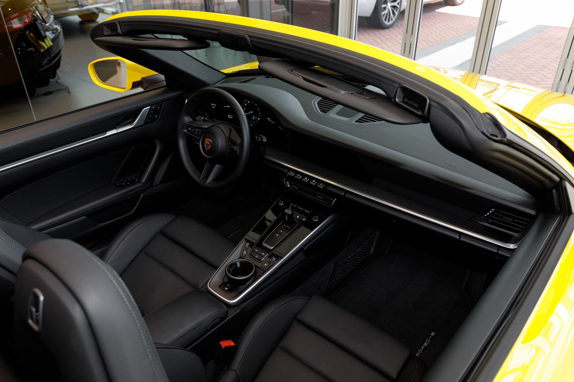 Used 2022 Racing Yellow Porsche Carrera image 14