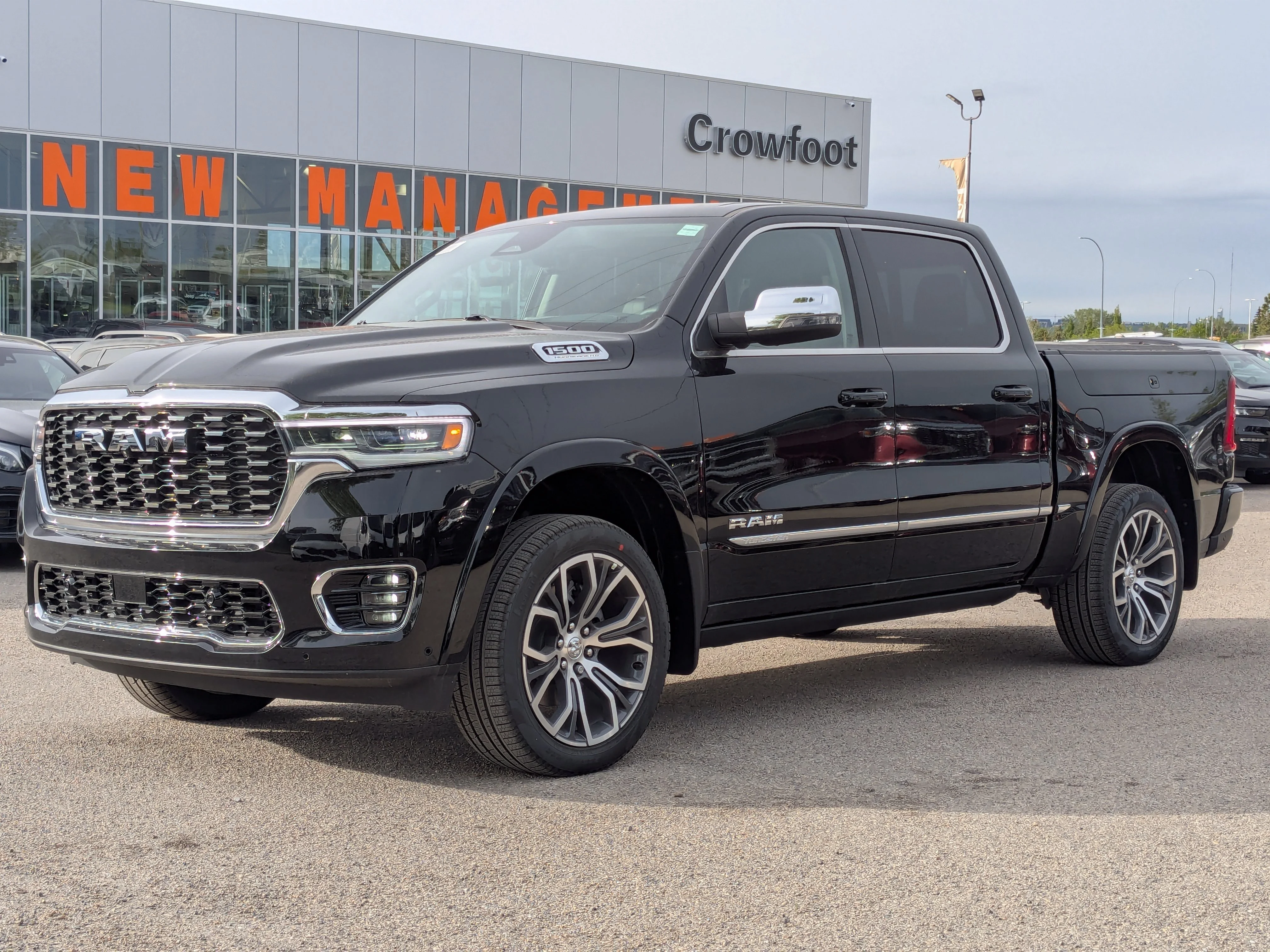 New 2026 Black RAM Tungsten - - 3.0L Hurricane HO T-Turbo - Prem Lthr Bucket Seats - E-Locker Axle & More! image 4