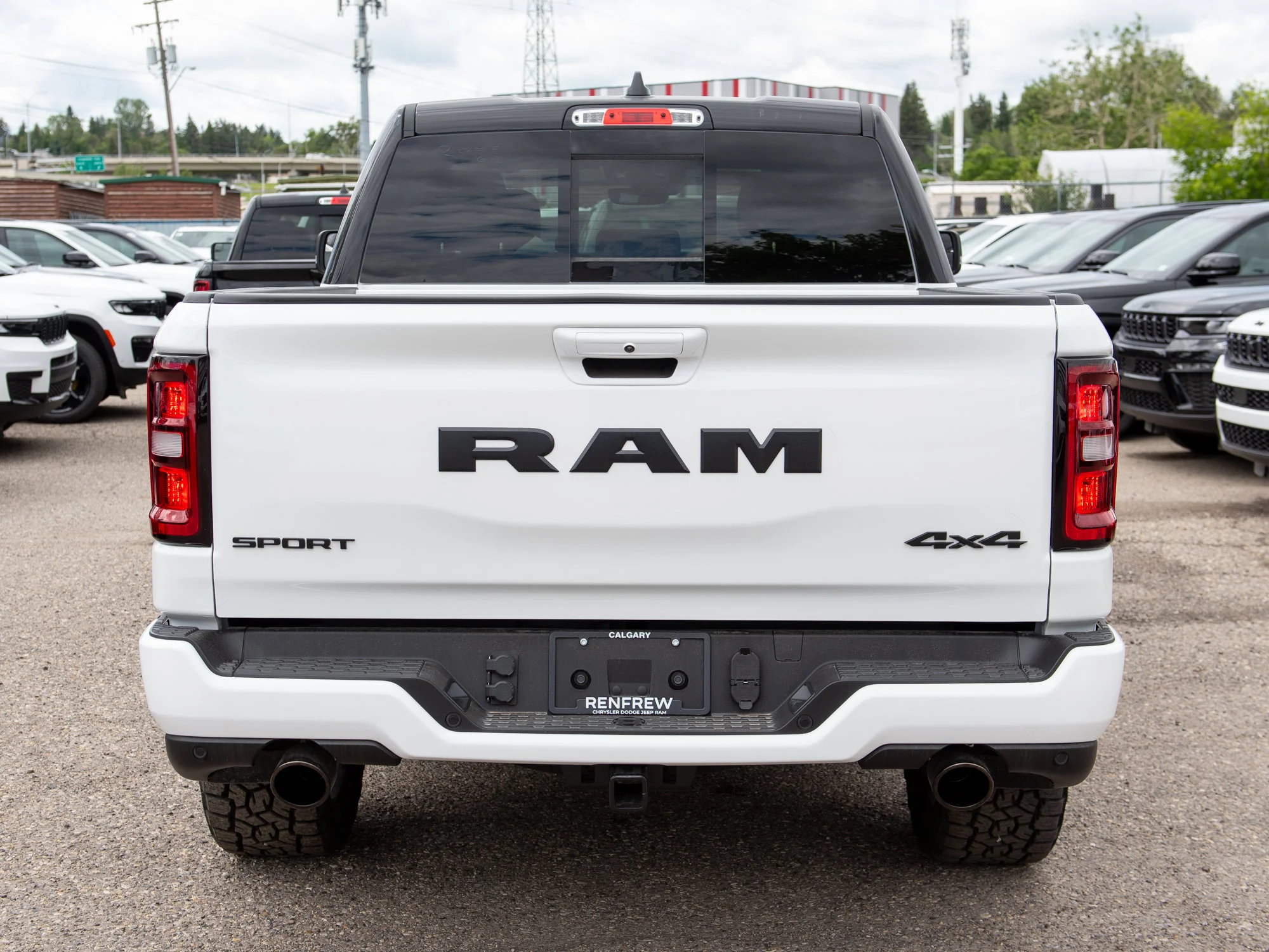 New 2026 White RAM Sport*, 2 Inch Lift, 33 Inch Tires image 5