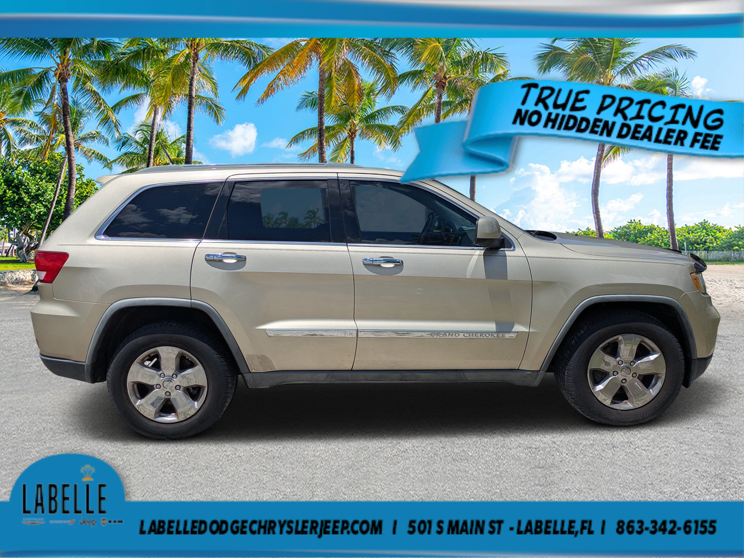 Used 2011 Jeep Grand Cherokee Laredo with VIN 1J4RS4GG0BC558700 for sale in LaBelle, FL
