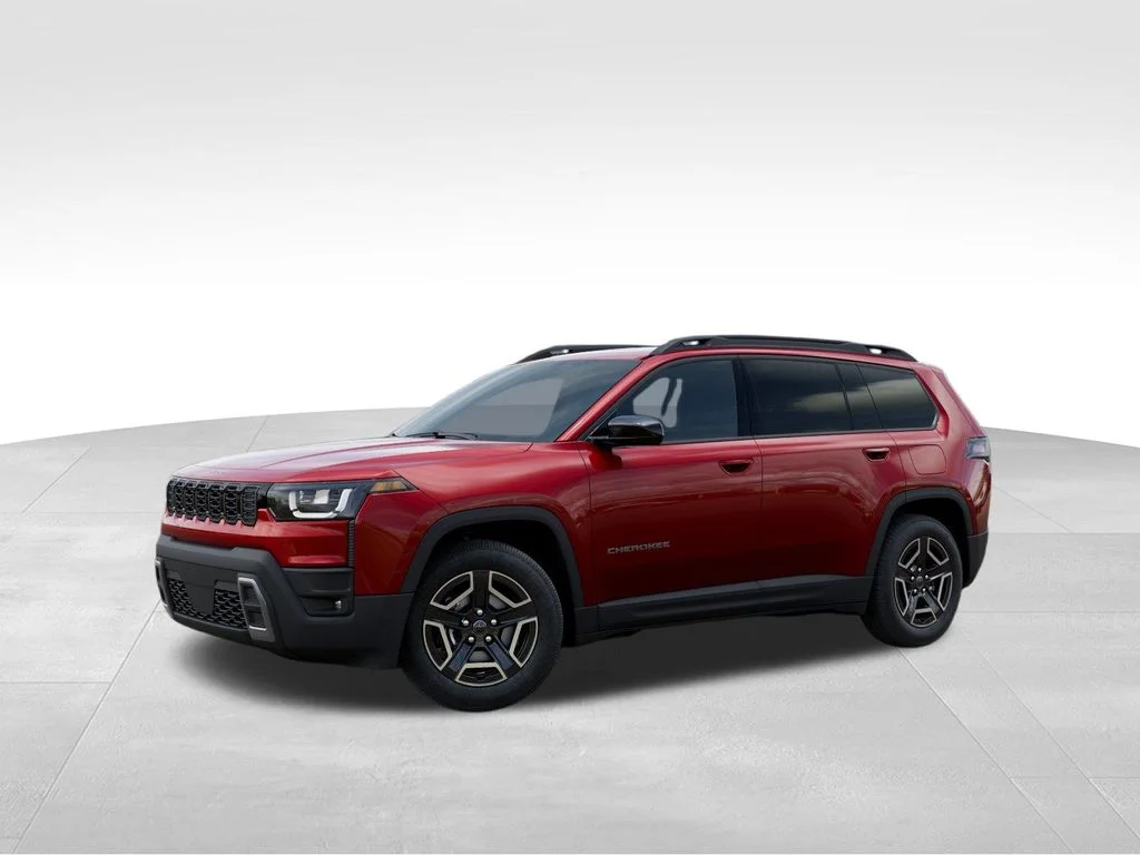 New 2026 Red Hot Pearl-Coat Exterior Paint Jeep Laredo image 2
