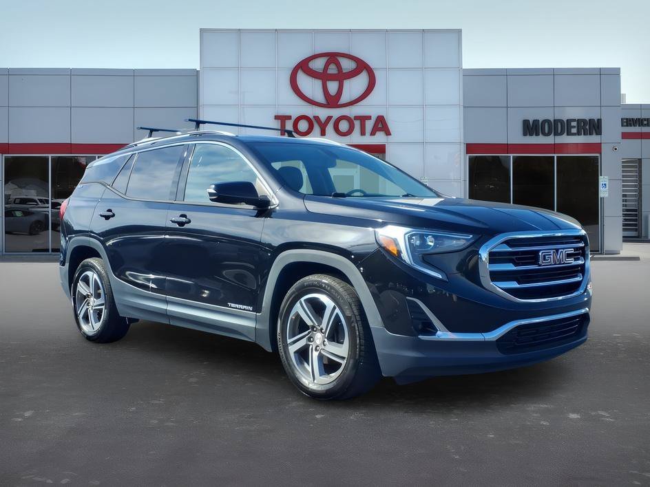 Used 2019 Ebony Twilight Metallic GMC SLT image 9