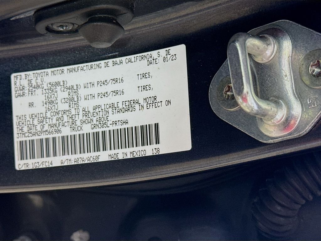 Used 2023 Magnetic Gray Metallic Toyota SR5 image 28