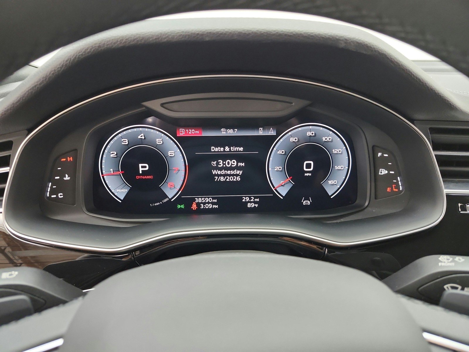 Used 2023 Mythos Black Metallic Audi Premium Plus image 9