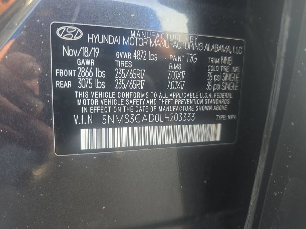 Used 2020 Portofino Gray Hyundai SEL image 22