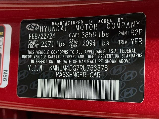 Certified Pre-Owned 2024 Hyundai Elantra SEL
